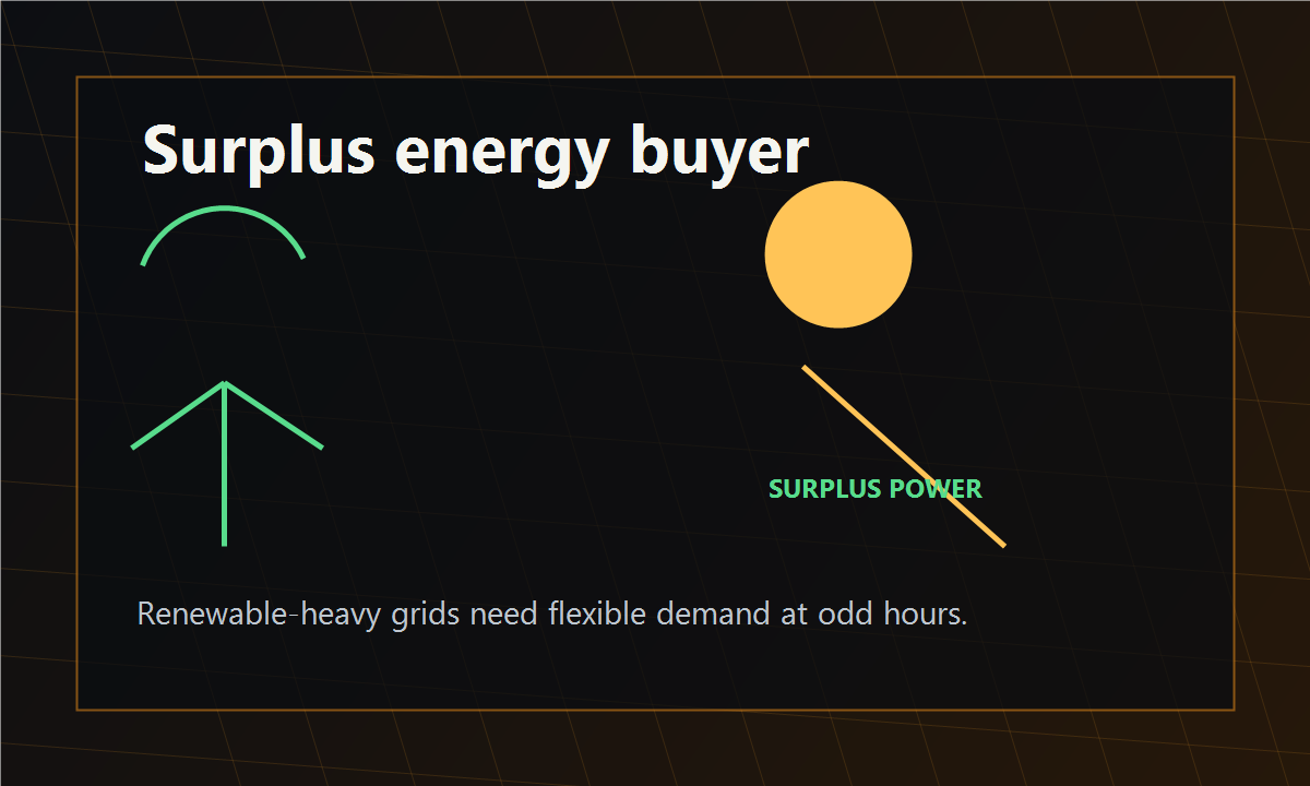 Surplus energy buyer editorial graphic